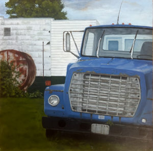 This Old Truck II (12 x 12) Oil on Panel